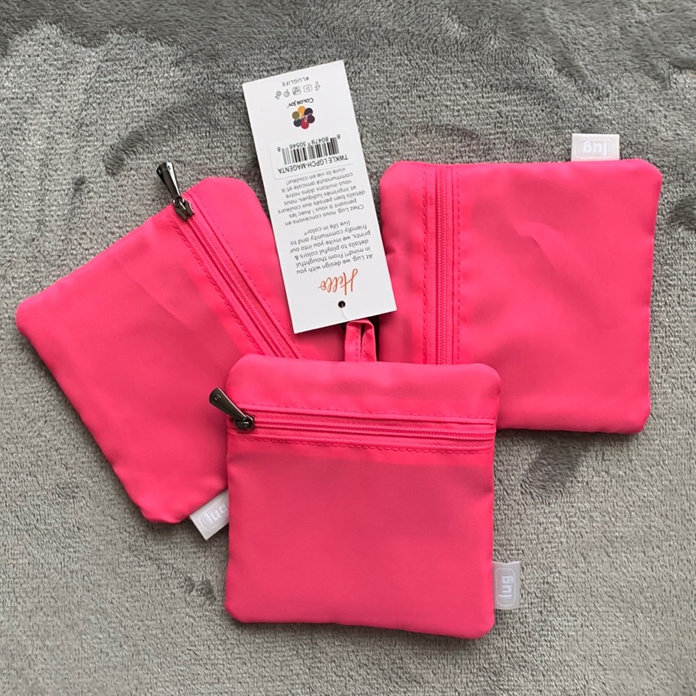Twinkle Pouches Large Magenta